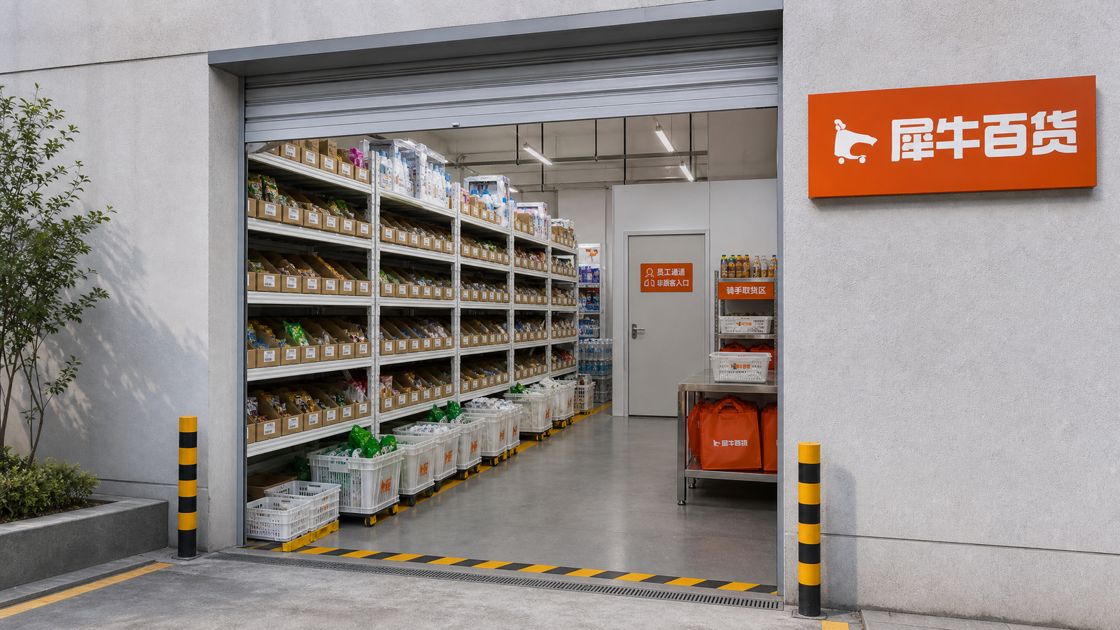 犀牛百货庆春广场店商务楼宇仓外实景